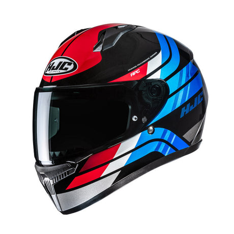 Casco C10 Integrale Hiper Nero-rosso-blu Hjc