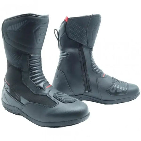 Stivale Strider In Pelle Traspirante Media Altezza Black Oj
