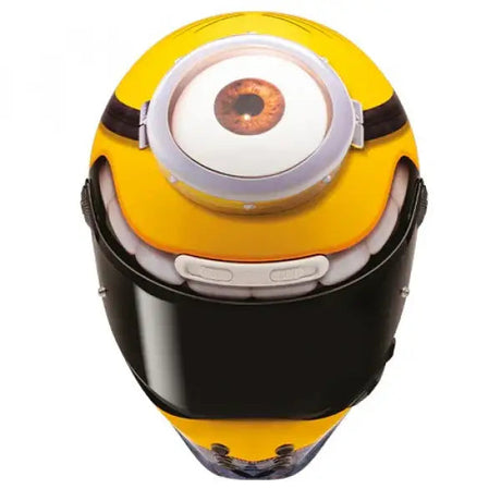 V10 Stuart Minions Mc3 Casco Integrale In Fibra Vintage Hjc