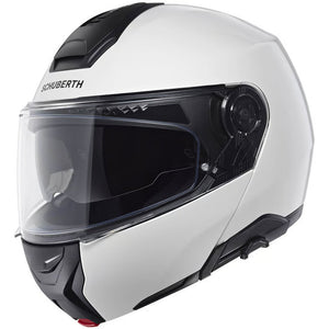 Concept Glossy White Casco Modulare In Fibra  White Schuberth