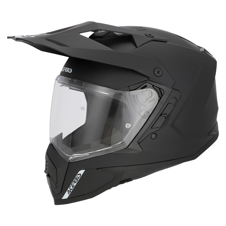 Assault Casco Adventure Matt Black Doppia Visiera Acerbis