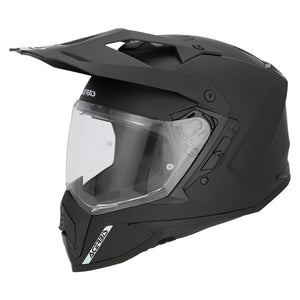 Assault Casco Adventure Matt Black Doppia Visiera Acerbis