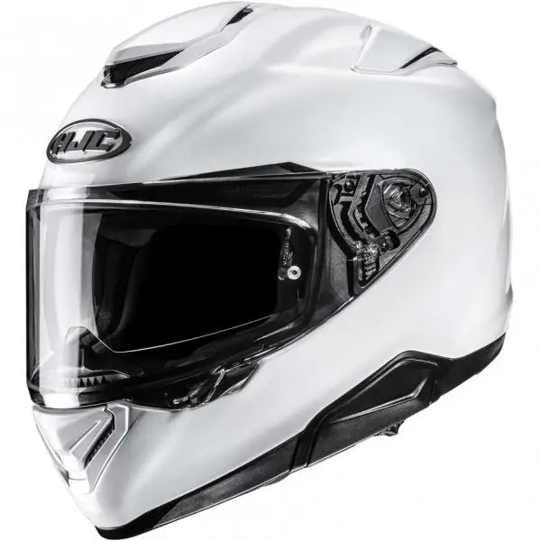 Rpha-72 Pearl White Casco Integrale In Fibra Doppia Visiera Hjc