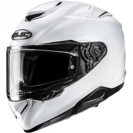 Rpha-72 Pearl White Casco Integrale In Fibra Doppia Visiera Hjc