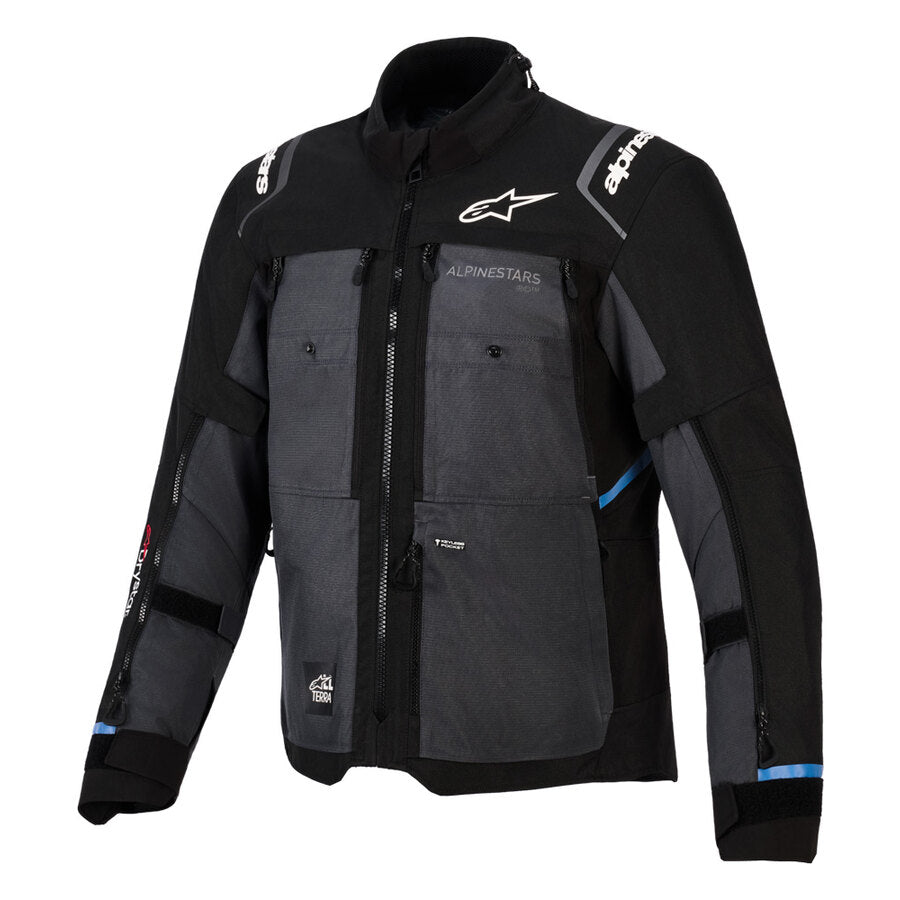 Cusco Drystar Giacca 2 Strati Black-grey-blue Alpinestars