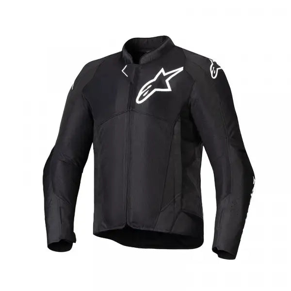 Giacca Viper Air V4 Black-white con Fodera Antivento Removibile Alpinestars