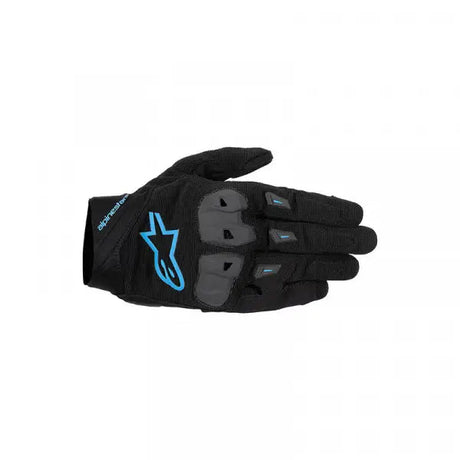 Sp X 1 Gloves In Tessuto Elasticizzato Black-blue Alpinestars