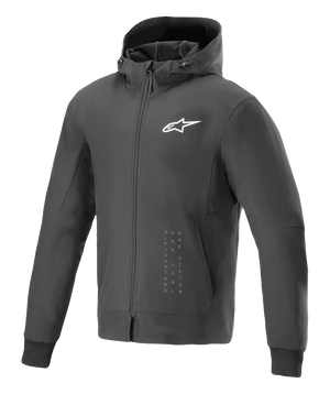 Radium Tech Hoodie Felpa con Cappuccio Black Alpinestars