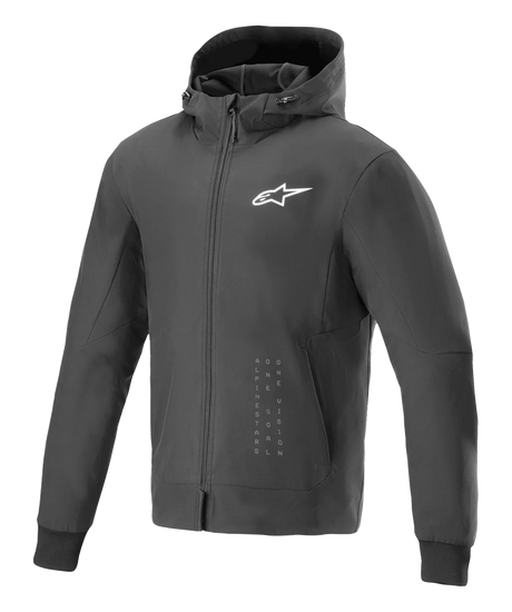 Radium Tech Hoodie Felpa con Cappuccio Black Alpinestars