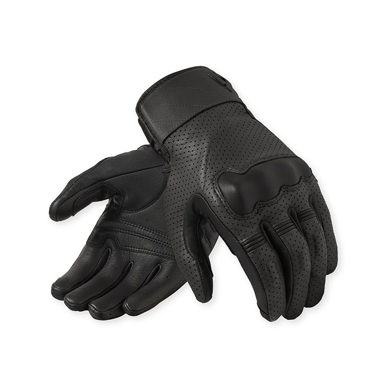 New Heights Black Guanto In Pelle Estivo Revit