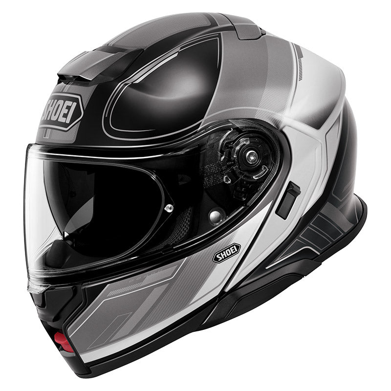 Neotec 3 Sharpen Tc-5 Grey-black-white Casco Modulare In Fibra Shoei